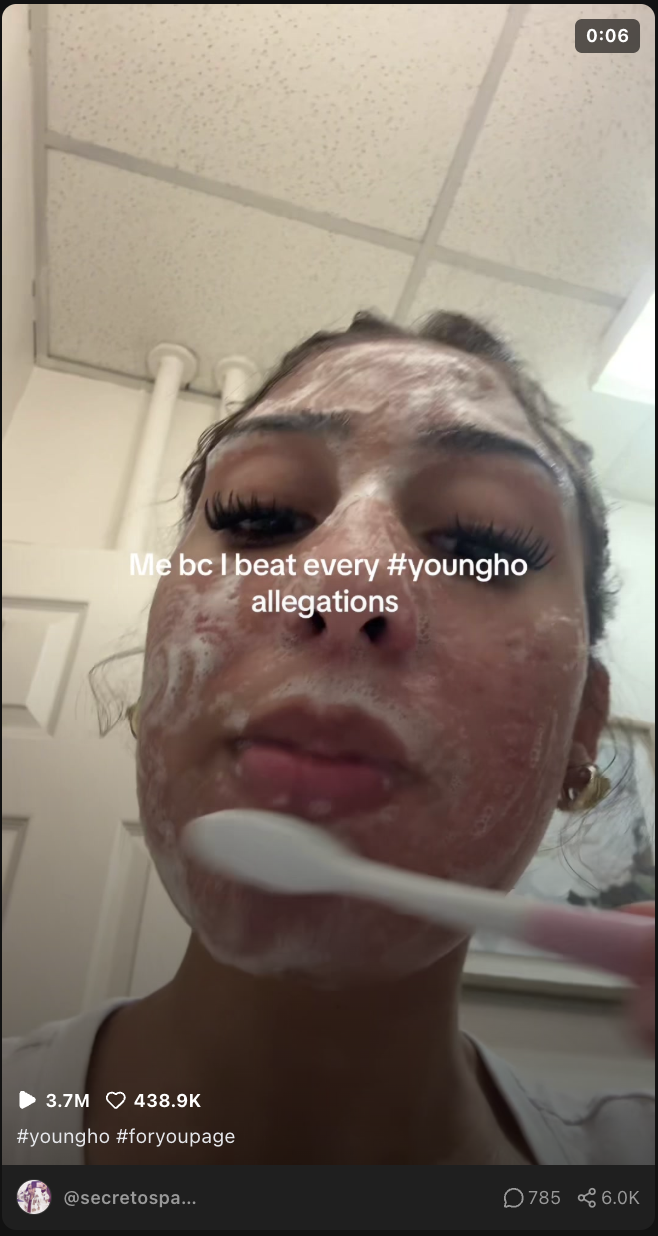 Me bc I beat every #youngho allegations